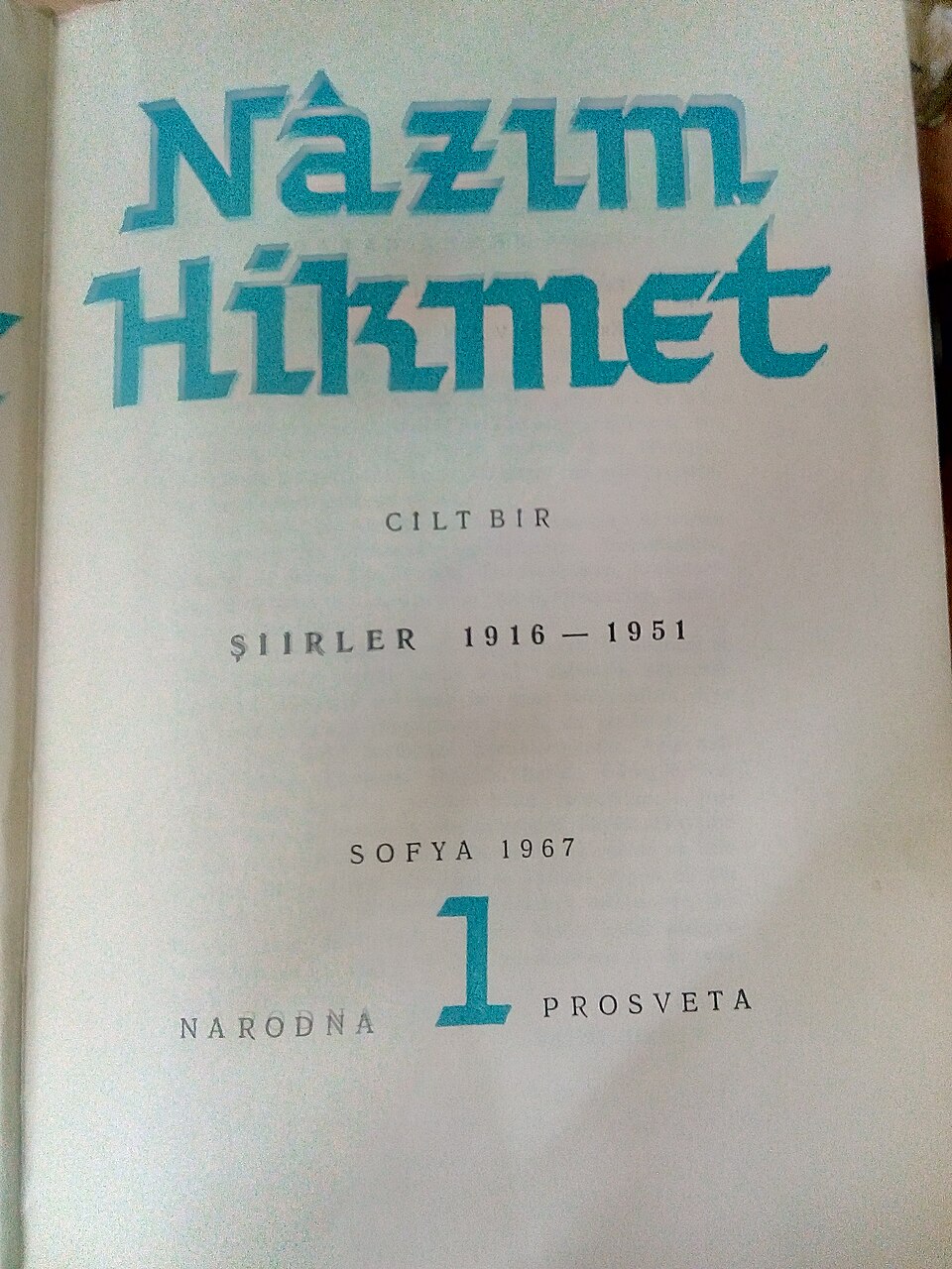 Nazım Hikmet toplu eserler